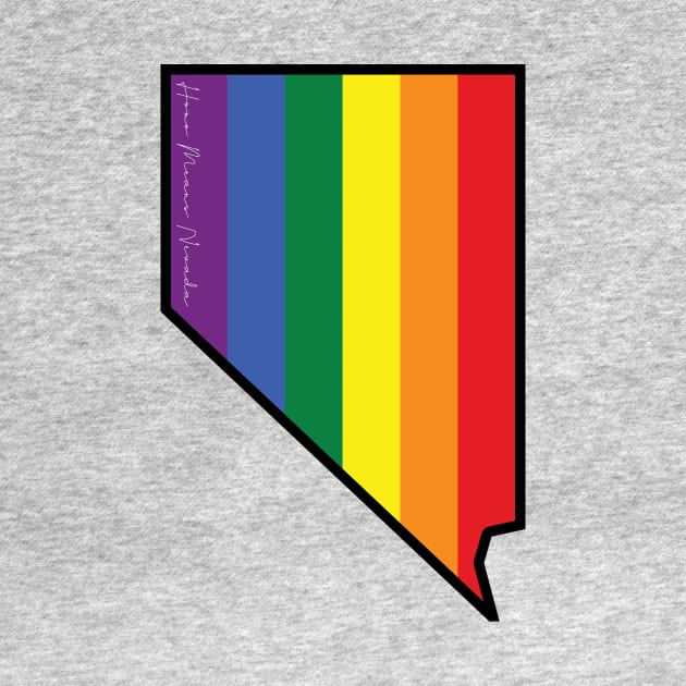 Nevada Gay Pride Flag by MICHR